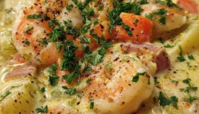 Shrimp and Cod Seafood Chowder