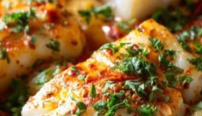 Spanish Baked Cod with Paprika